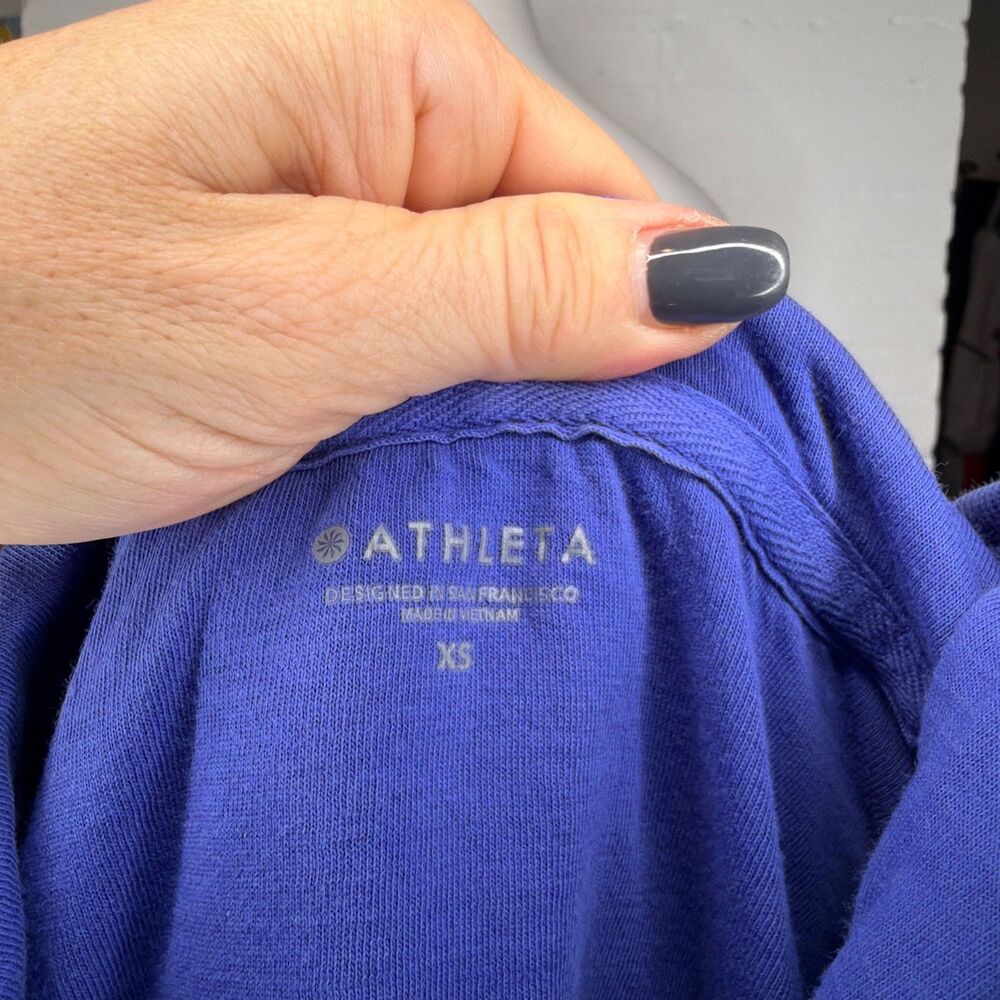 Athleta Sundown Hoodie Poseidon Blue XS - Picture 5 of 6